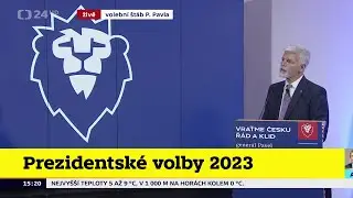 Petr Pavel vyjádření k prvnímu kolu voleb (sestřih)