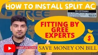 How Professional install Split AC I AC Kaise install kren