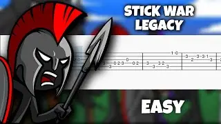 STICK WAR LEGACY THEME guitar tutorial