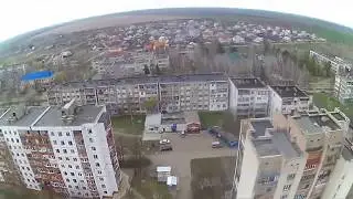 Приднестровье Первомайск с птичьего полета