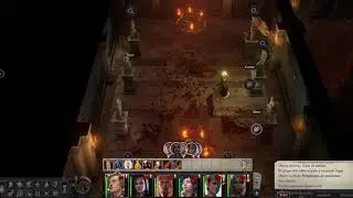 Pathfinder: Wrath of the Righteous: puzle estatuas Fortaleza Gris.