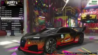 GTA 5 ONLINE - NEW TRUFFADE NERO (BUGATTI CHIRON) SPENDING 3 MILLION+ FULL CUSTOMISATION