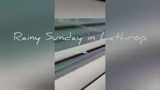 Rain Sounds ASMR -Rainy Sunday In Lathrop CA With Double Rainbow