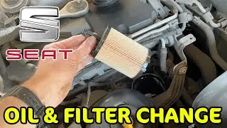 HOW TO CHANGE OIL & OIL FILTER - SEAT LEON