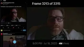 Walter White's death synced to Every Breaking Bad Frame In Order