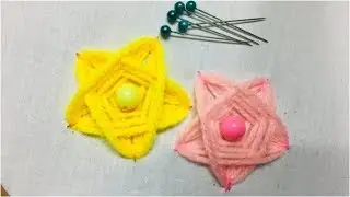 amazing star tricks woolen  thread hands embroidery tricks 