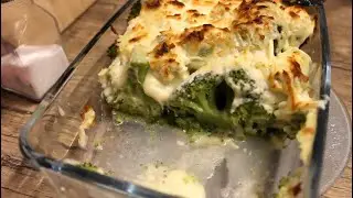 Брокколи под соусом "Бешамель"