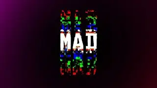 Glitchy Stretched typography Effect in #aftereffects