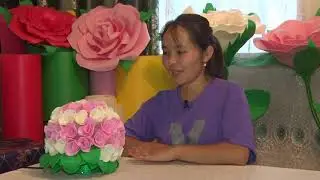Ар кандай буюмдарды гүлгө айланткан кыз