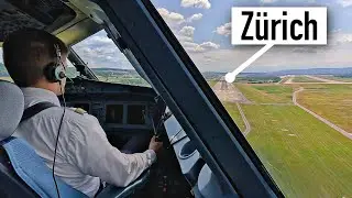 My first flight to Zurich! I'm taking you with me! AeroNewsGermany