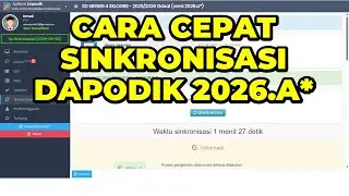 HOW TO SYNC DAPODIK VERSION 2026 EASILY | HOW TO SYNC THE DAPODIK VERSION 2026 APPLICATION