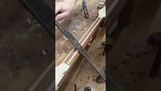 Carving a short scale #bassguitar neck with #handtools #woodworking #luthier #bassist #bassplayer