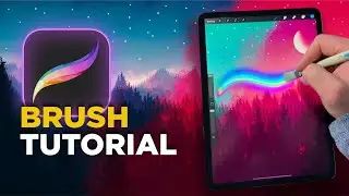 How to make TREE BRUSHES with PROCREATE