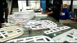 #How to make GLOW SIGN BOARD