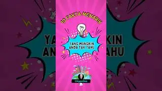 🛑 10 fakta menarik yang mungkin anda tak tahu‼️