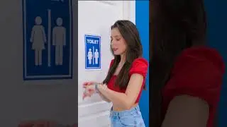Awesome Toilet Life Hack 😁 Solving bathroom small problems 
