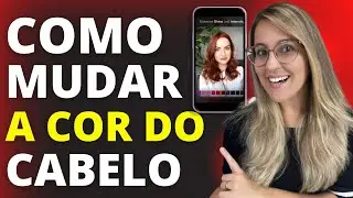 COMO MUDAR a COR do CABELO nas FOTOS pelo CELULAR - TUTORIAL ATUALIZADO 2023