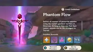 [Genshin Impact] Phantom Flow Extreme Mode Challenge Made Easy - Skill and Burst Rotation Only