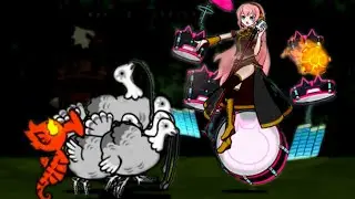 The Battle Cats - Megurine Luka Lv50 VS Gobble