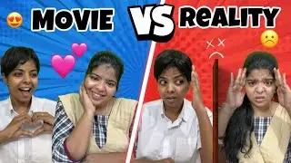 Movie 🎬 🥰Vs Reality😁|Sharmila George