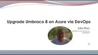 Upgrade Umbraco 8 on Azure via DevOps