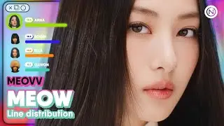MEOVV - 'MEOW' (Line Distribution Color Coded) @Nawaii_k
