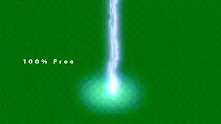 Electric Effect Green Screen Stock Footage