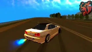 ДРИФТ НА NISSAN SKYLINE R34❗  на проекте Black Russia 🇷🇺