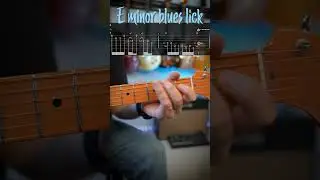 E Minor Blues Guitar Lick by Guitarmy 