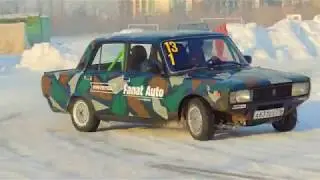 Автоспринт с элементами зимнего дрифта в Казани от автоклуба Kangaroo