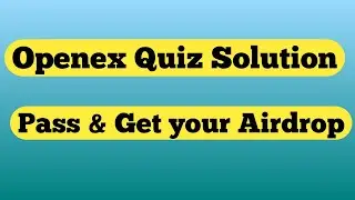 Openex quiz solution