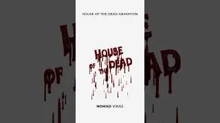 House of the Dead Text Animation in After Effects | Blood Drop Text Effect | Nomad Vikas 