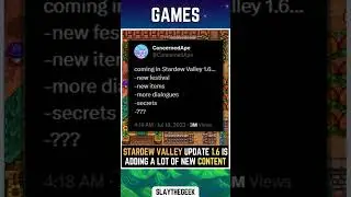 Stardew Valley Update 1.6 Tease #StardewValley