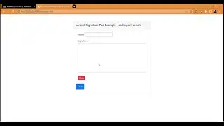 Laravel 9 Signature Pad | Free Source Code