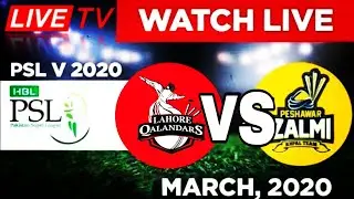 🔴PSL 2020 Live Streaming || Lahore Qalandar vs peshawar zalmi Live Match 2020