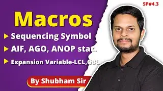 4.3 Advanced macro facilities | Sequencing Symbol | AIF, AGO, ANOP stat.| Expansion Variable-LCL,GBL