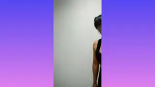 This Black Shorts and Black Top Combo Is So HOT Right Now