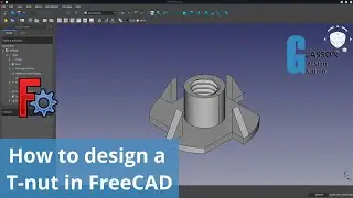 How to model a T-nut in FreeCAD