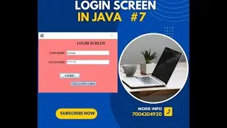 Login Screen in Java