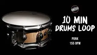FREE DRUMS LOOP - Punk / Rock - 155 BPM 🥁
