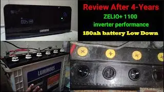 Review After 4-Years Zelio 1100 inverter & 180ah Battery Luminous