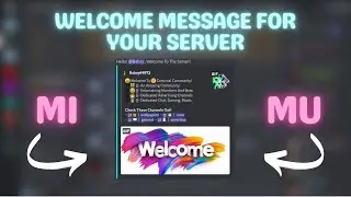 Make A Cool Welcome Message For Your Discord Server. With MIMU!