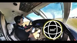 Engine Start and Takeoff in 360° VR | Pilatus PC-12NG