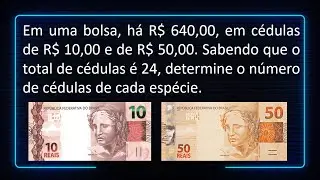 SISTEMA DE EQUAÇÕES DO 1º GRAU - PROBLEMA 3