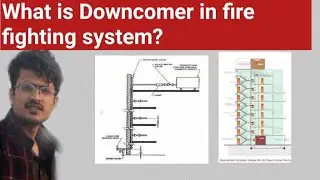 What is Downcomer in fire fighting system? In Hindi