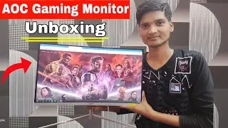 AOC 24 inch Curved Full HD LED Backlit gaming Monitor unboxing  सबसे सस्ता! 2020