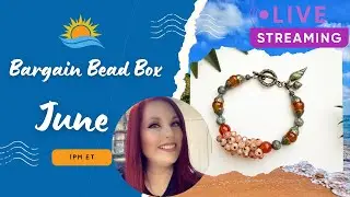 June Bargain Bead Box - Unboxing and Bracelet Project