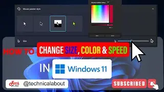 How to Change Mouse Pointer Speed, Size and Color on Windows 11 [Tutorial]
