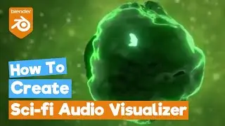 Blender VFX Tutorial : Sci fi Audio Visualizer