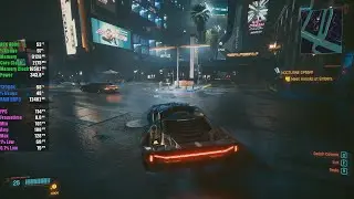 Cyberpunk 2077: RTX 4090 + i9 13900K Stock, 1440p Max Settings (RTX Psycho, DLSS Quality) Test 4